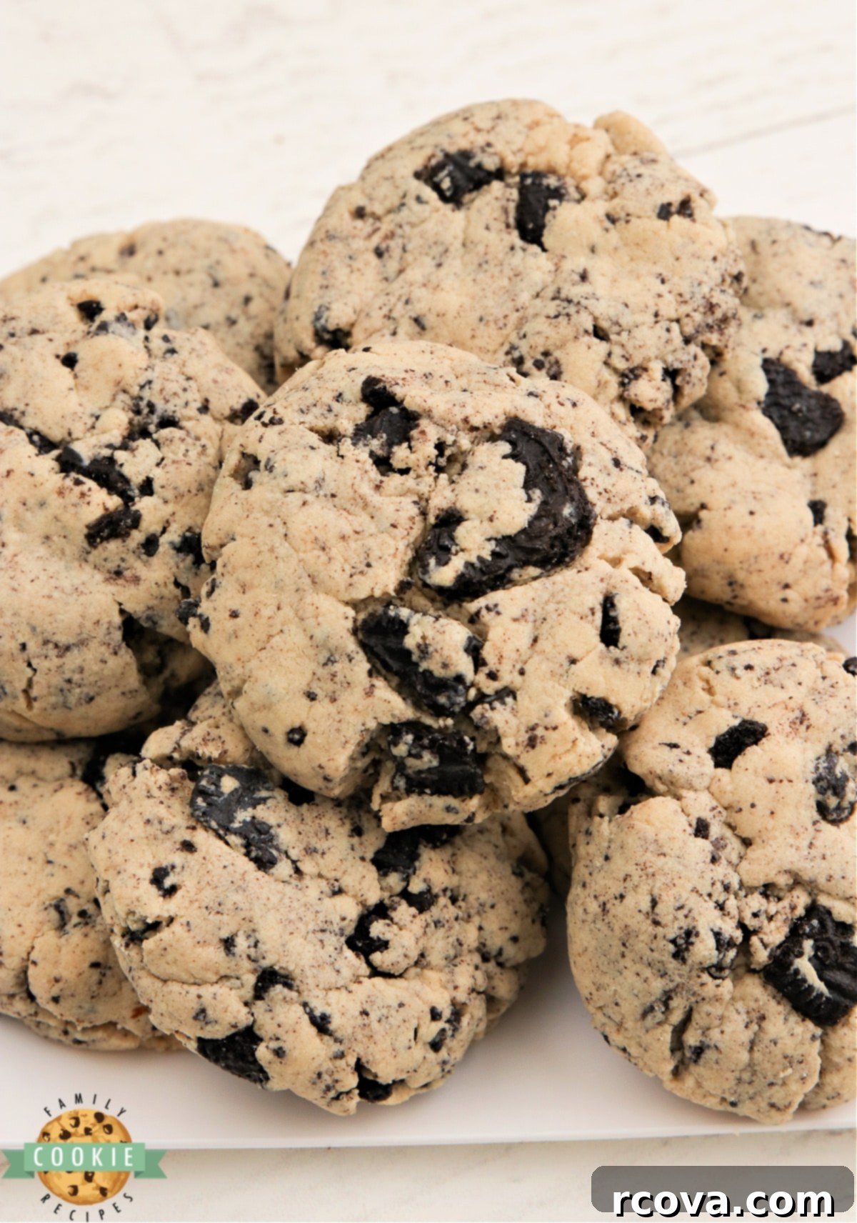 Decadent Oreo Peanut Butter Cookies 8 Peanut butter cookies with Oreos
