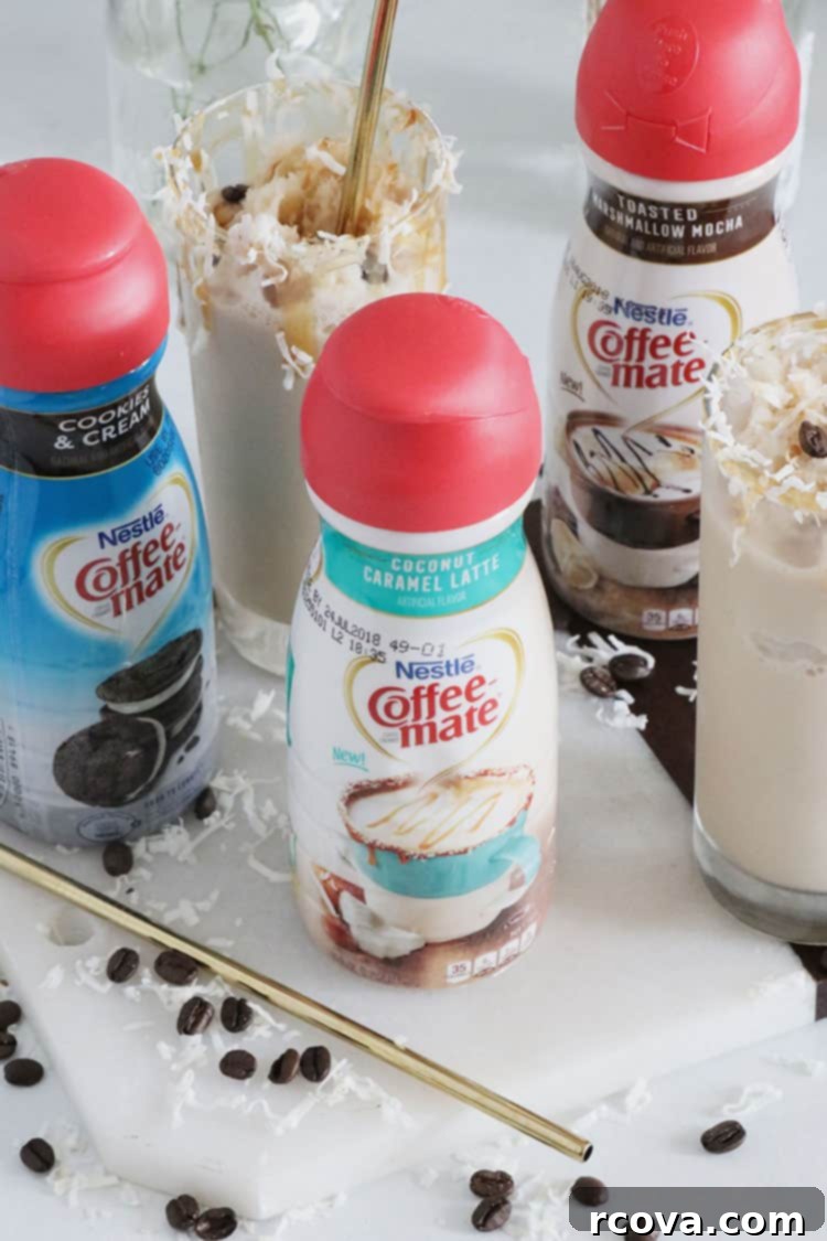 Island Caramel Coffee Freeze 3 Frozen Caramel and Coconut Blended Coffee