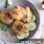 Crispy Golden Turmeric Chicken Thighs 5 crispy turmeric chicken thighs recipe image