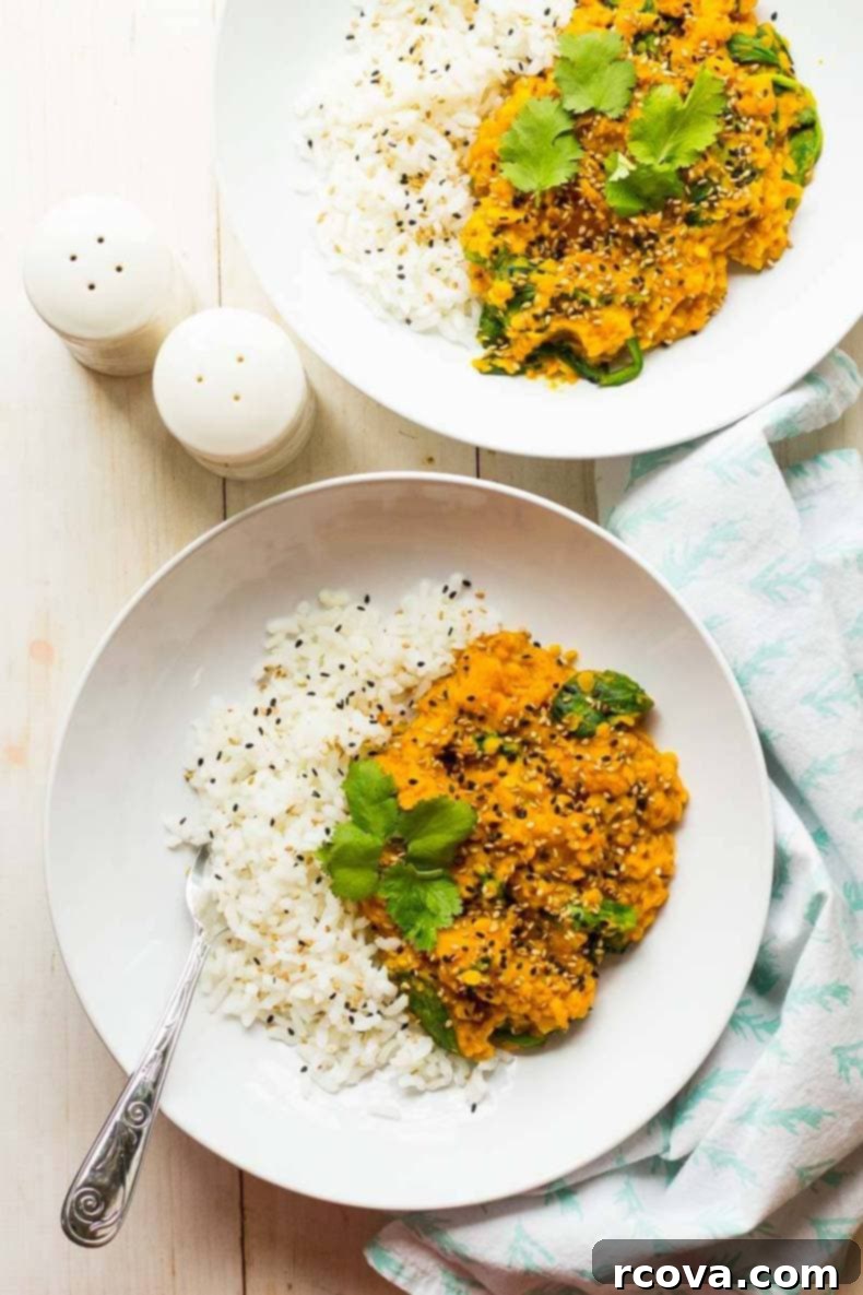 Velvety Slow Cooker Lentil Curry 2 Butternut-Squash-Dal-Red-Lentils