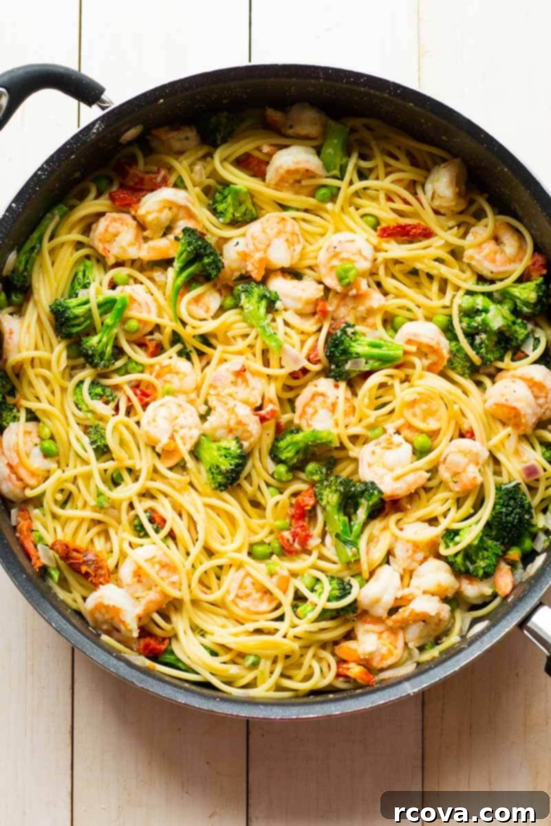 Vibrant Shrimp Primavera Pasta 6 Lighter Pasta Primavera with Shrimp