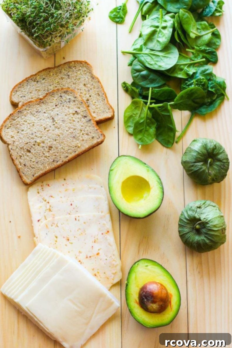 Green Goddess Melt 4 Green Goddess Grilled Cheese with fresh avocado and spinach