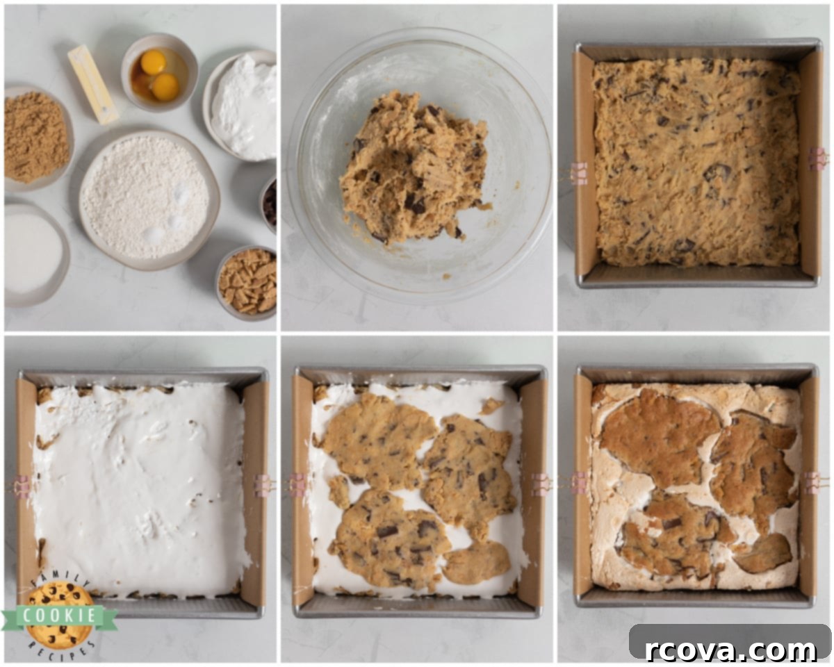 Ultimate S'mores Cookie Bars 5 how to make smores bars