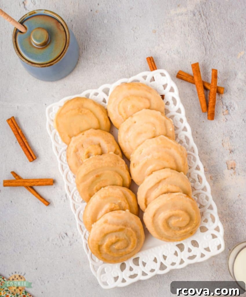 Honey Cinnamon Swirl Cookies 5 easy homemade honey bun cookies