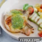 Delicious Pesto Grilled Pork Chops Low Carb Paleo Whole30 4 Pesto Grilled Pork Chops, a quick and easy summer dinner idea.