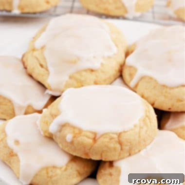 Zesty Mandarin Glazed Cookies 6 Glazed Mandarin Orange Cookies