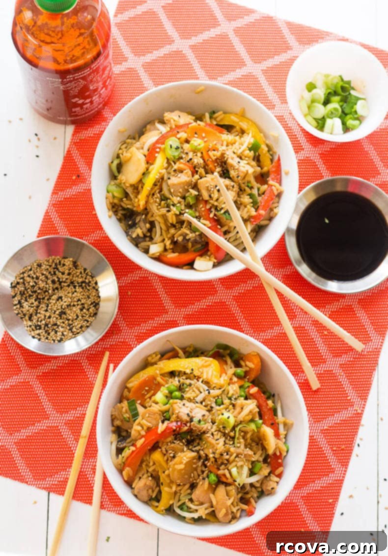 Speedy Teriyaki Chicken One-Pan Dinner 2 One Pot Chicken Teriyaki Bowls
