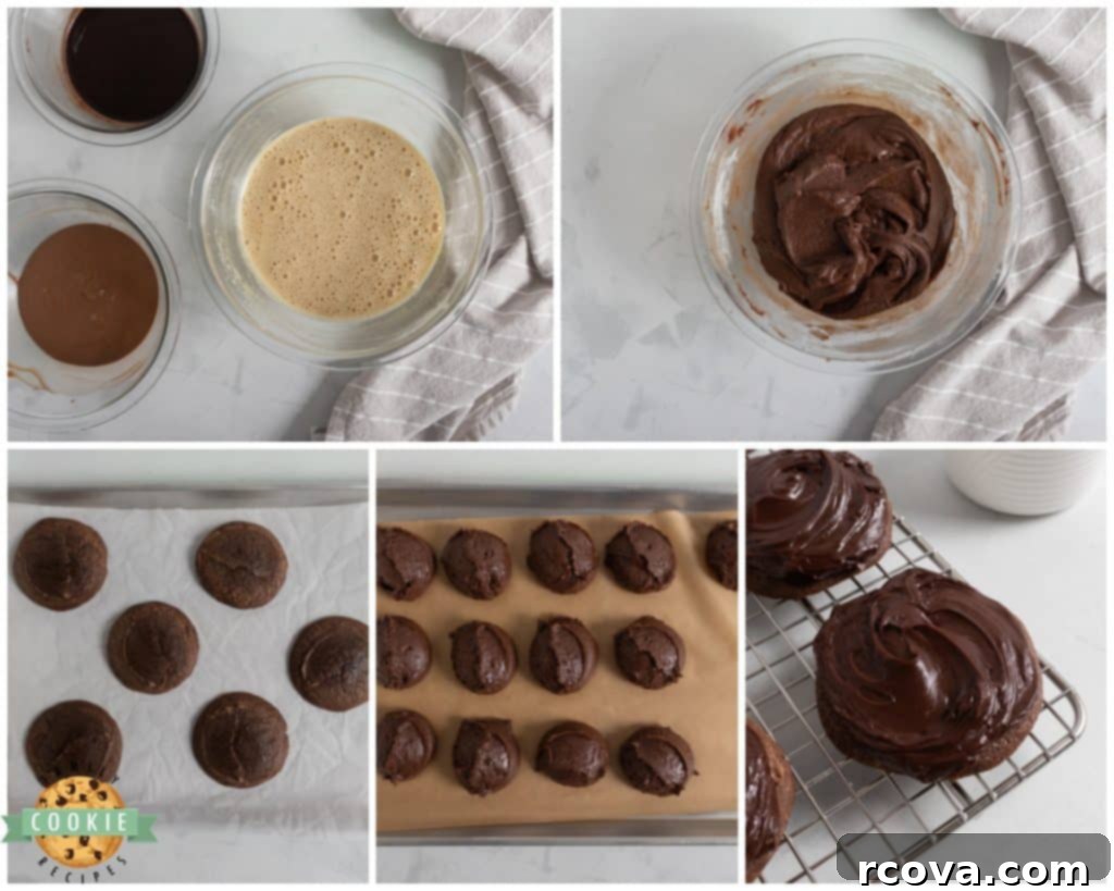 Galaxy Fudge Cookies 6 how to make cosmic brownie cookies
