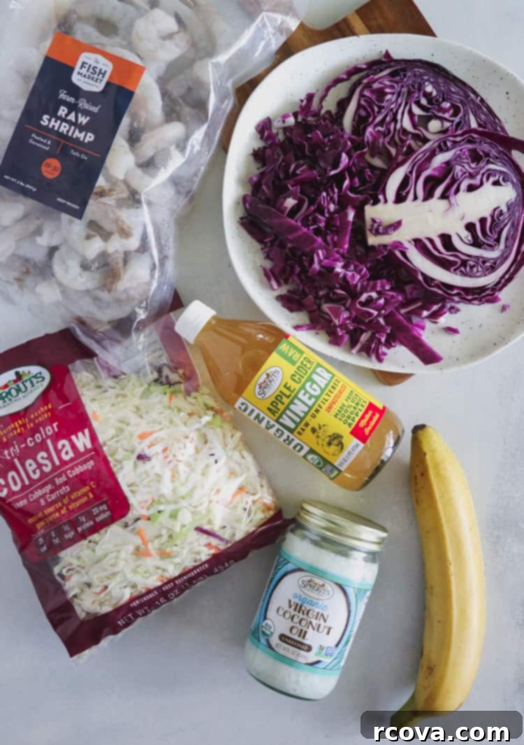 Golden Plantain Chili Lime Shrimp Tacos 3 Chili Lime Shrimp Plantain Tacos with fresh ingredients