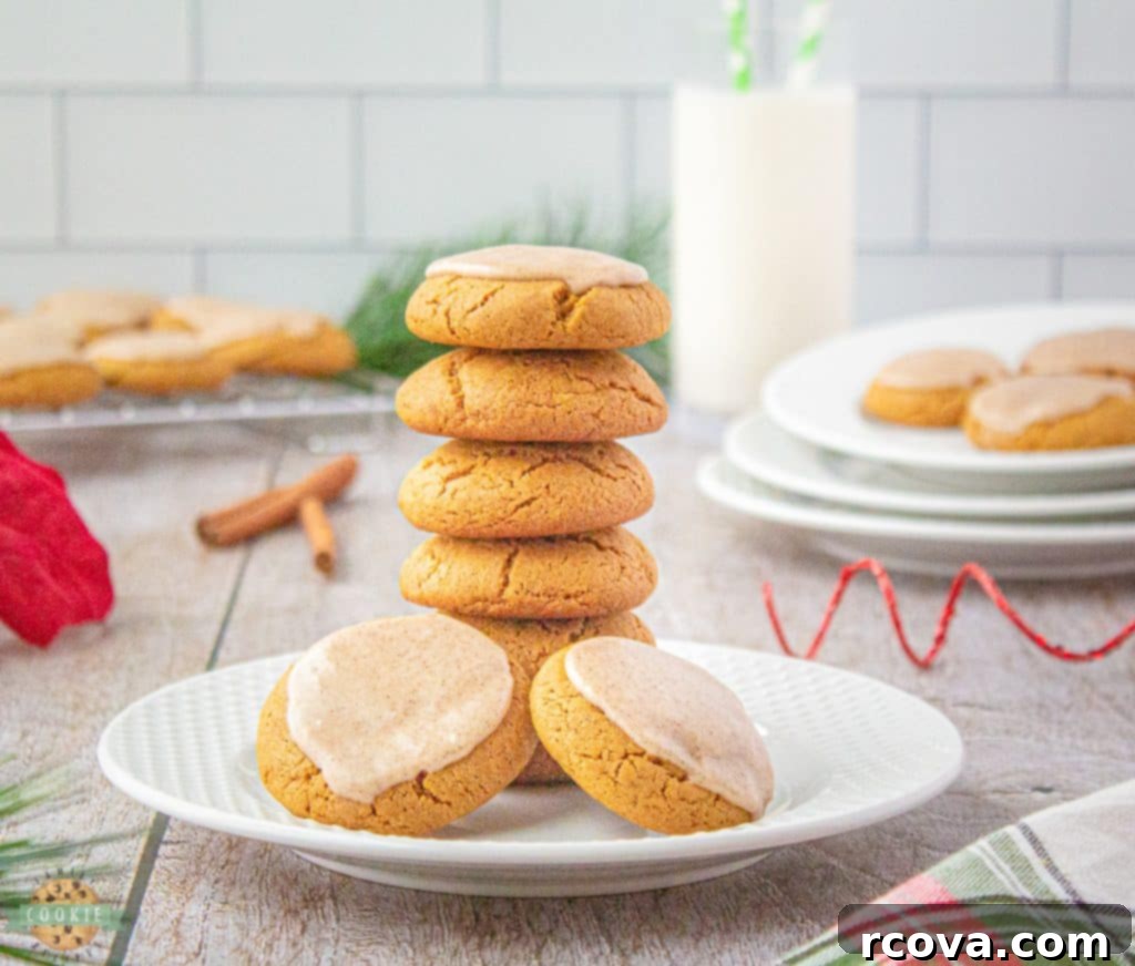 Sugared Ginger Molasses Chewies 7 soft iced ginger molasses cookies