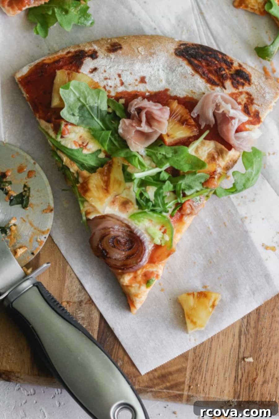Tropical Fire Prosciutto Pizza 5 Grilled Pineapple Pizza with Prosciutto and Jalapenos - Ready to Serve