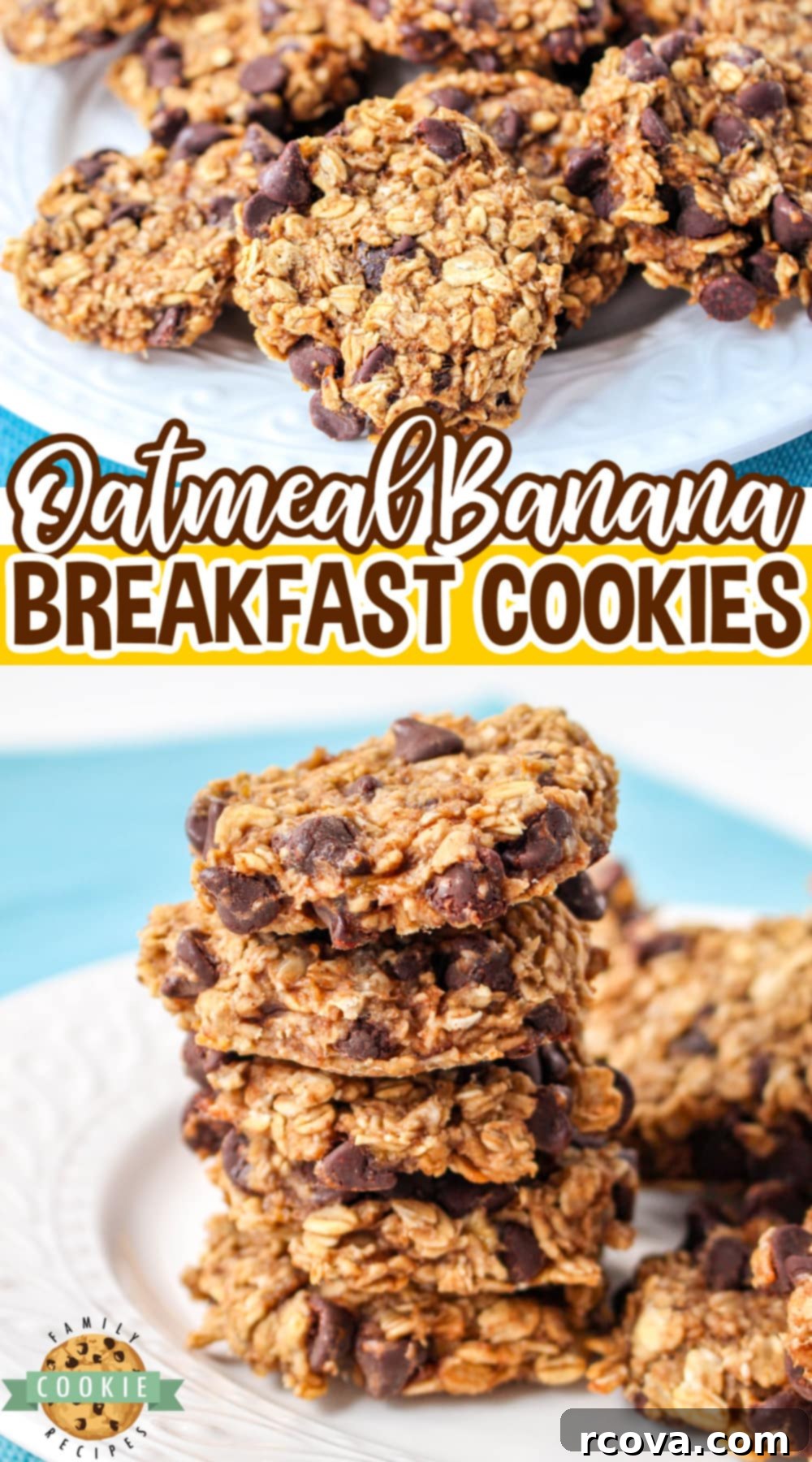 Sunrise Banana Oat Cookies 10 A final inviting image of Oatmeal Banana Breakfast Cookies, highlighting their delicious and healthy nature.