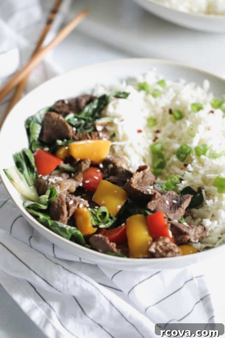 No-Stir Slow Cooker Beef Stir Fry 3 Whole30 Beef Stir Fry in the Slow Cooker