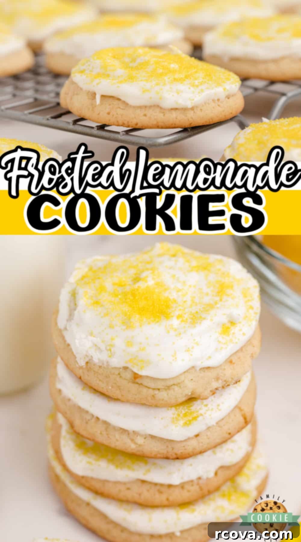 Glazed Lemonade Cookies 11 A full plate of finished Frosted Lemonade Cookies, showcasing the delicious result of this simple lemon cookie recipe.