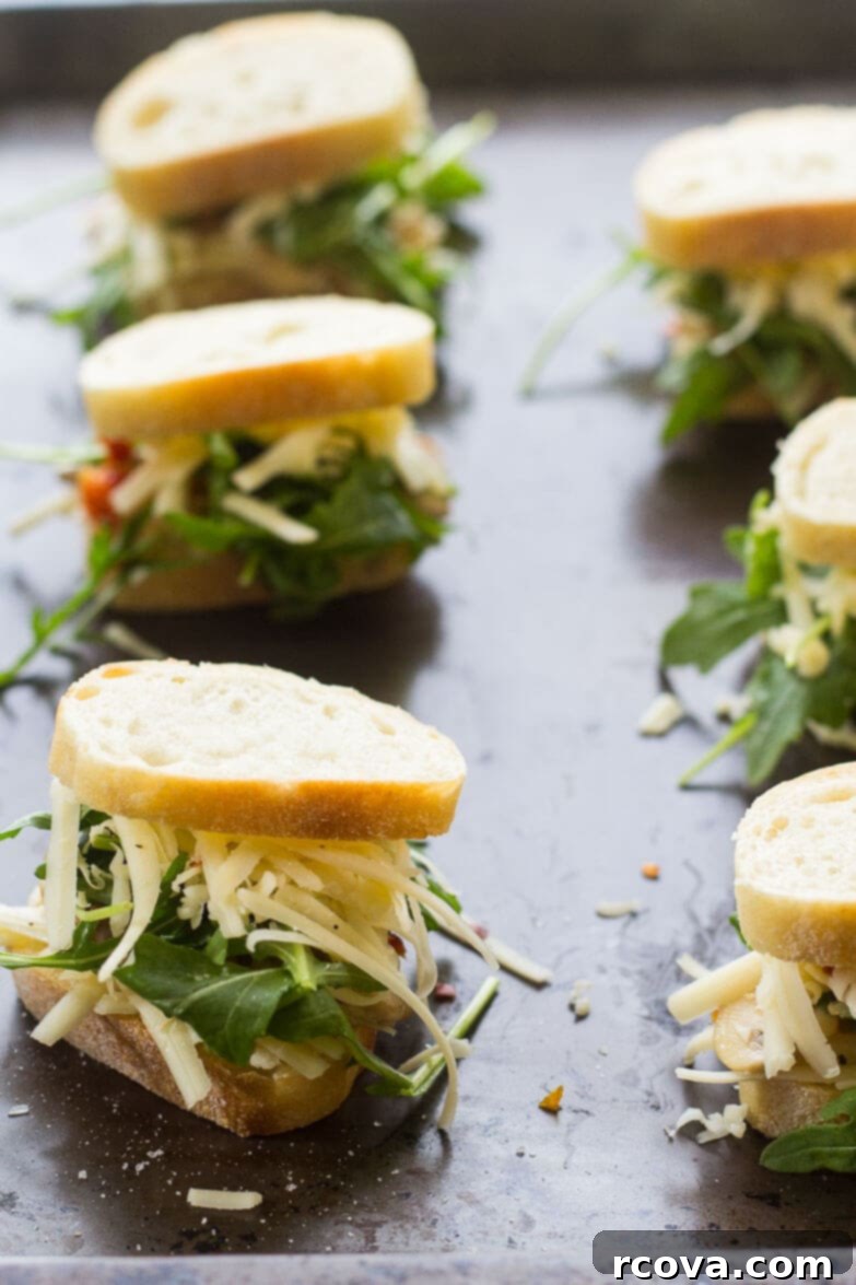 Golden Gooey Bites 6 Mini Grilled Cheese Sandwich Appetizers - Fresh Ingredients