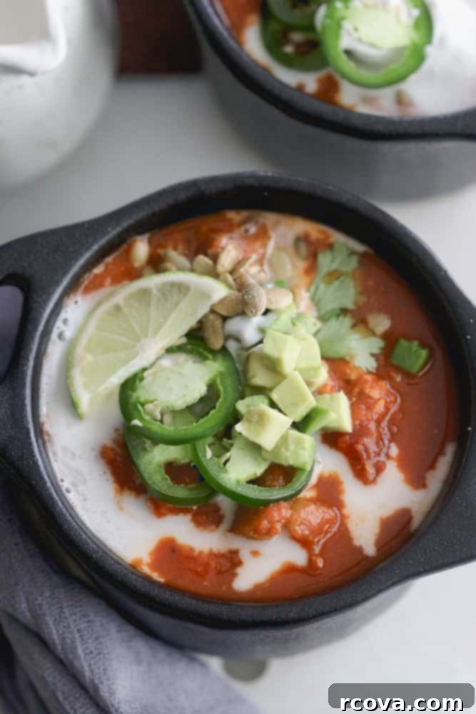 Paleo Whole30 Low Carb Slow Cooker Pumpkin Turkey Chili 6 Slow Cooker Paleo Pumpkin Chili with Turkey