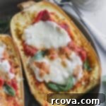 Cheesy Spaghetti Squash Boat Perfection 5 low carb spaghetti squash parmesan boats