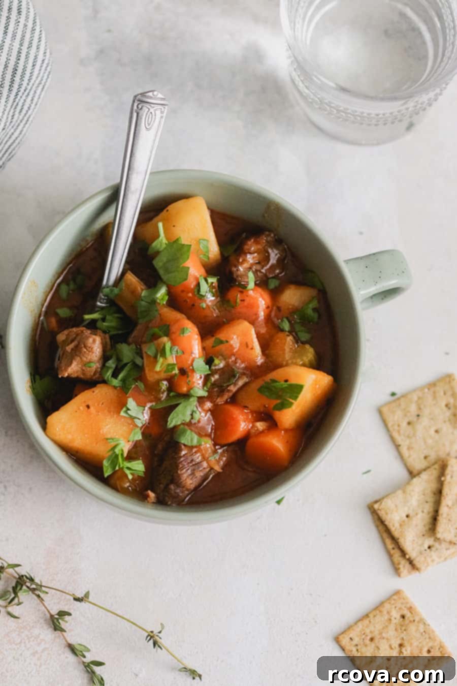 Effortless Instant Pot Beef Stew MeltInYourMouth Tender 2 whole30 instant pot beef stew