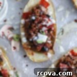 Guilt-Free Whole30 Pizza Potato Skins 7 whole30 pizza potato skins