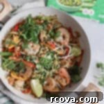 Whole30 Shrimp Pad Thai Paleo Low Carb 8 shrimp pad thai with zucchini noodles