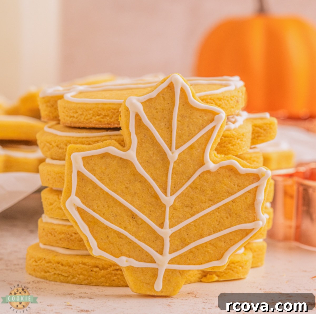 Sweet Autumn Cutout Sugar Cookies 2 Fall Cut Out Sugar Cookies