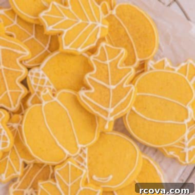 Sweet Autumn Cutout Sugar Cookies 10 lovely Fall sugar cookies