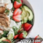 Luscious Strawberry Caprese Chicken Salad with Maple Balsamic Vinaigrette 10 Delicious Strawberry Caprese Grilled Chicken Salad with a Maple Balsamic Vinaigrette