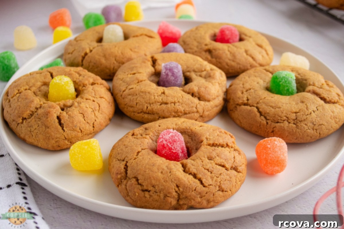 Gingerbread Gumdrop Jewels 2 easy gingerbread cookies with gumdrops