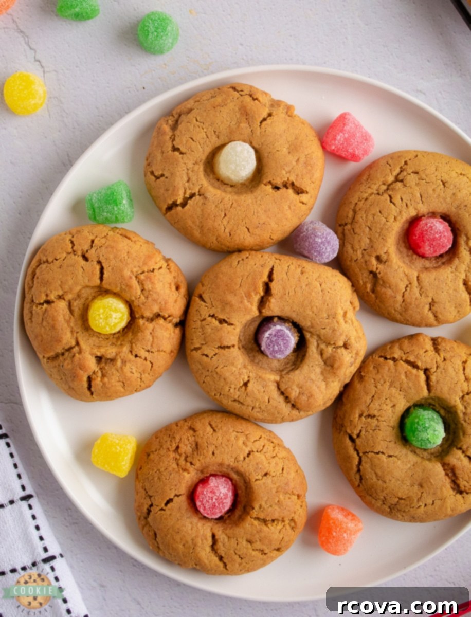 Gingerbread Gumdrop Jewels 3 gumdrop cookies