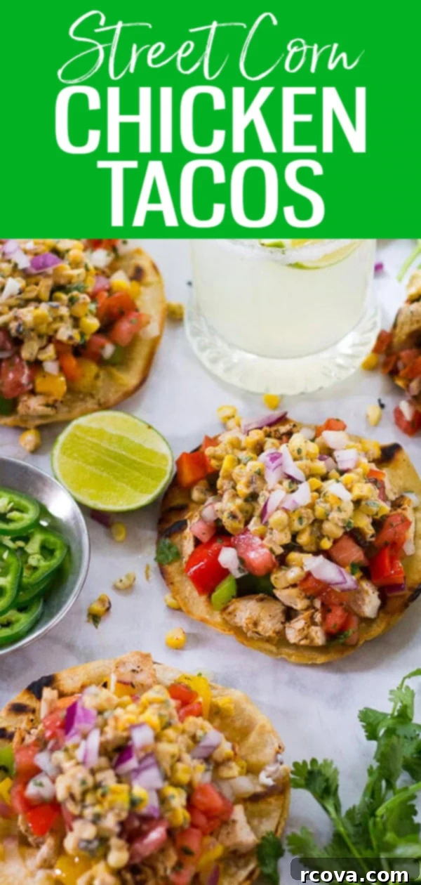 Elote Topped Cajun Chicken Tacos 11 These Street Corn Cajun Chicken Tacos are a fun twist on taco night and the perfect end-of-summer meal using fresh corn on the cob! #streetcorn #cajunchicken