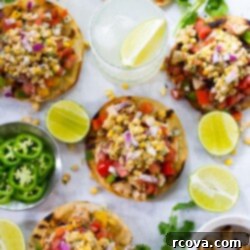 Elote Topped Cajun Chicken Tacos 9 Mexican Street Corn Tacos with Cajun Chicken