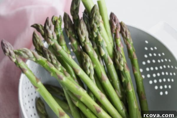 Air Fryer Crispy Prosciutto Asparagus 6 whole30 air fryer prosciutto wrapped asparagus