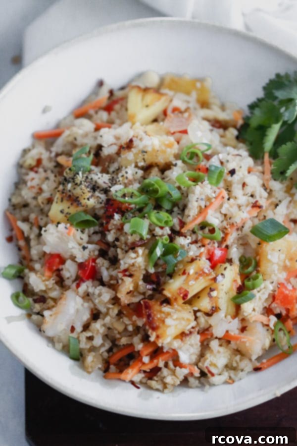 Whole30 Shrimp Fried Cauliflower Rice 5 whole30 cauliflower shrimp pad thai