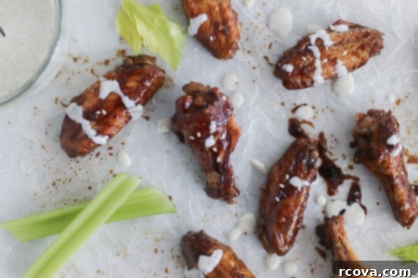 Quick and Crispy Whole30 Teriyaki Wings Air Fried 3 whole30 teriyaki chicken wings in the air fryer