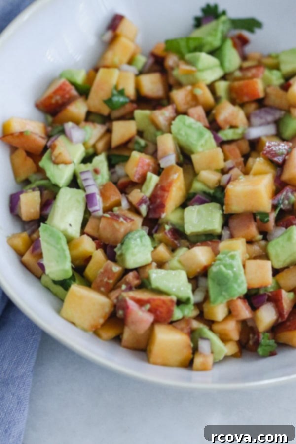 Blackened Salmon with Bright Peach Avocado Salsa 4 whole30 blackened salmon with peach avocado salsa