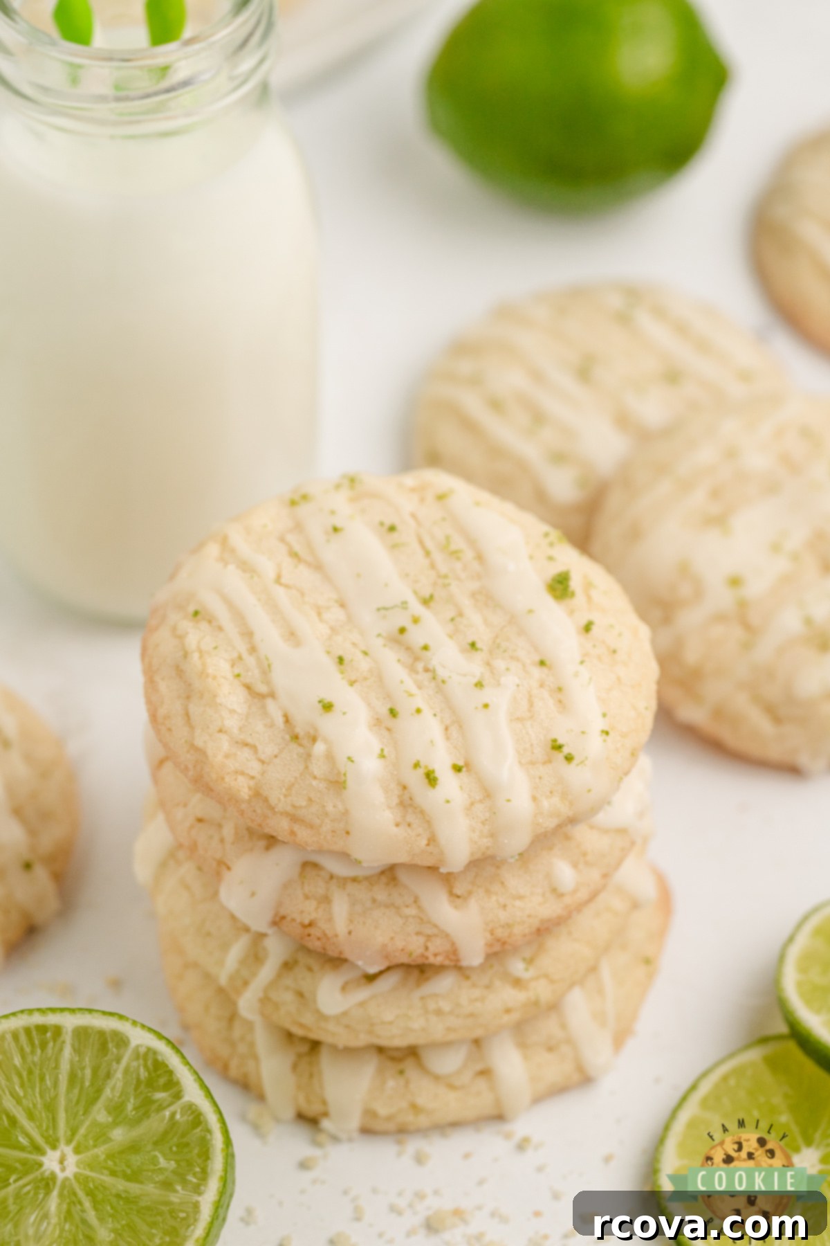 Sunshine Lime Sugar Cookies 6 Lime Sugar Cookies are soft, chewy, and bursting with fresh lime flavor. An easy citrus cookie recipe made with lime juice and zest!