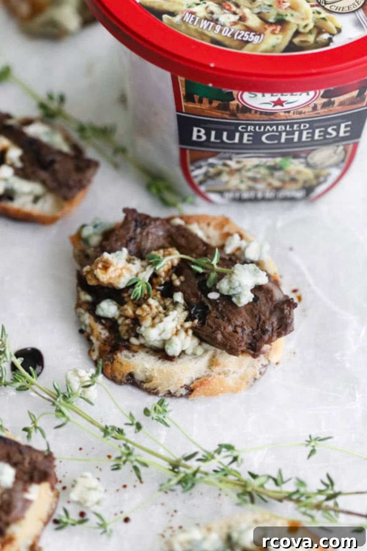 Steak and Blue Cheese Crostini The Ultimate Party Bite 7 Steak and Blue Cheese Crostini ingredients