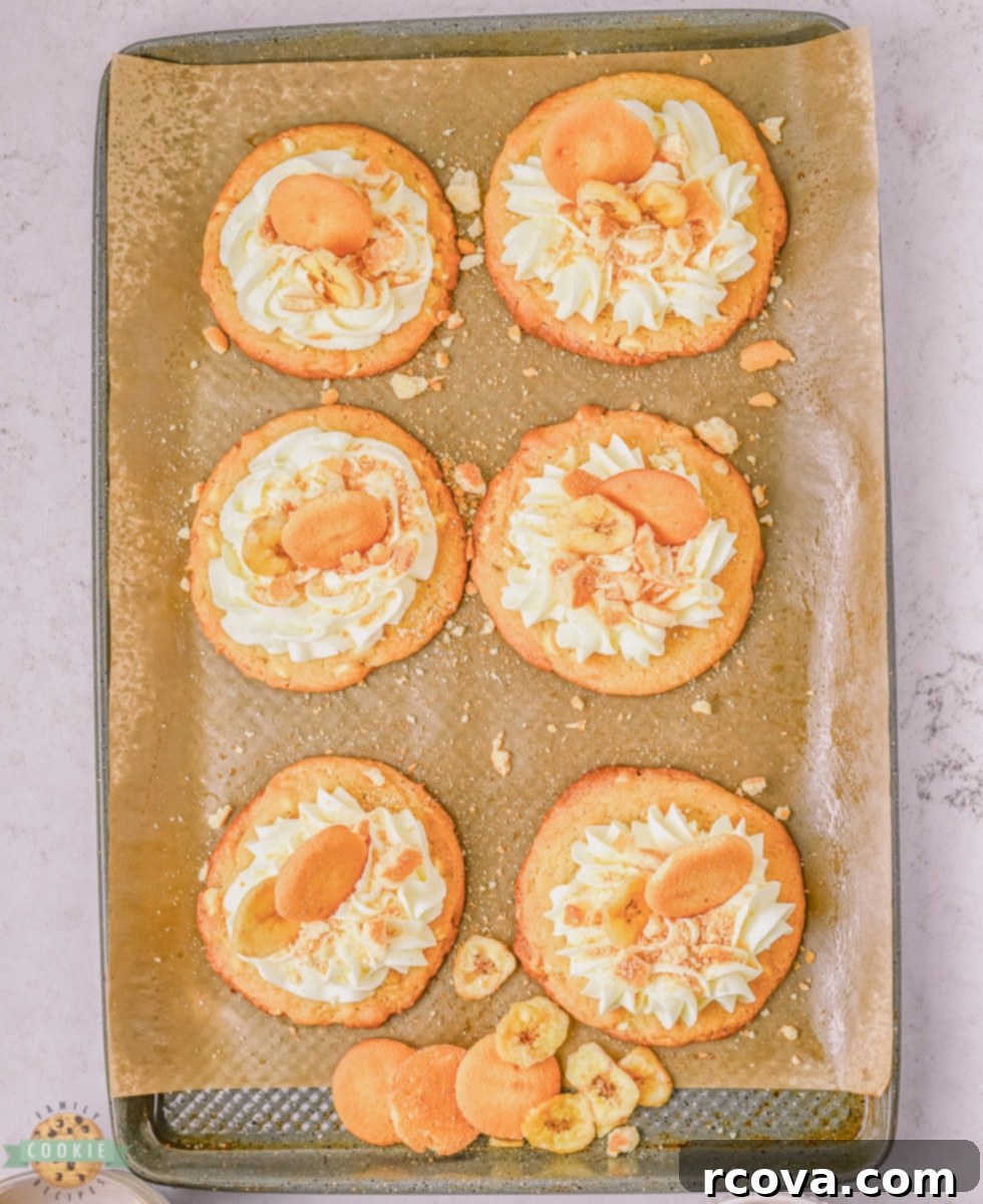 Luscious Banana Cream Cookies 8 tray of banana cream cookies