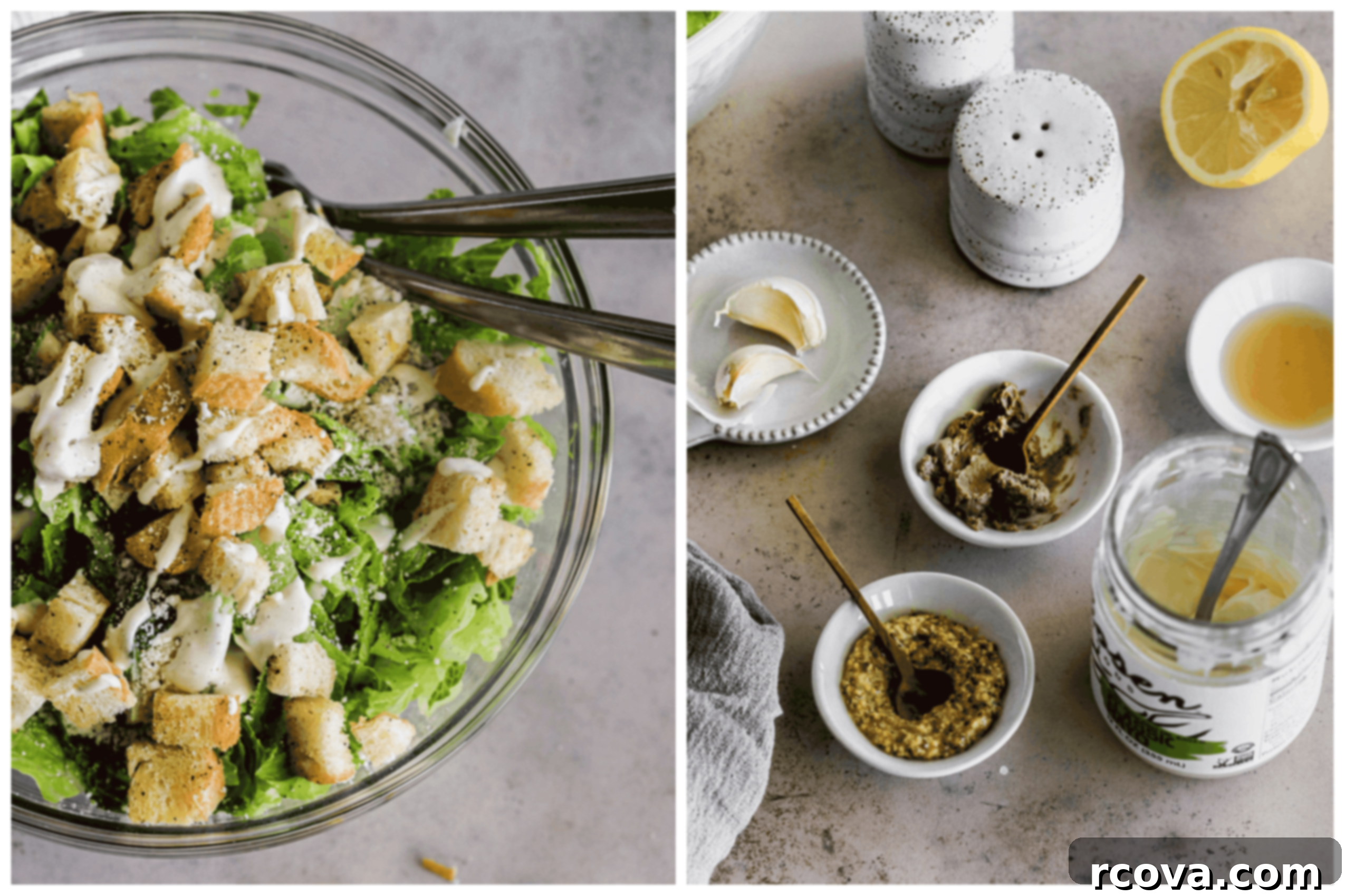 Effortless Dairy-Free Mayonnaise Caesar Dressing 4 whole30 caesar dressing