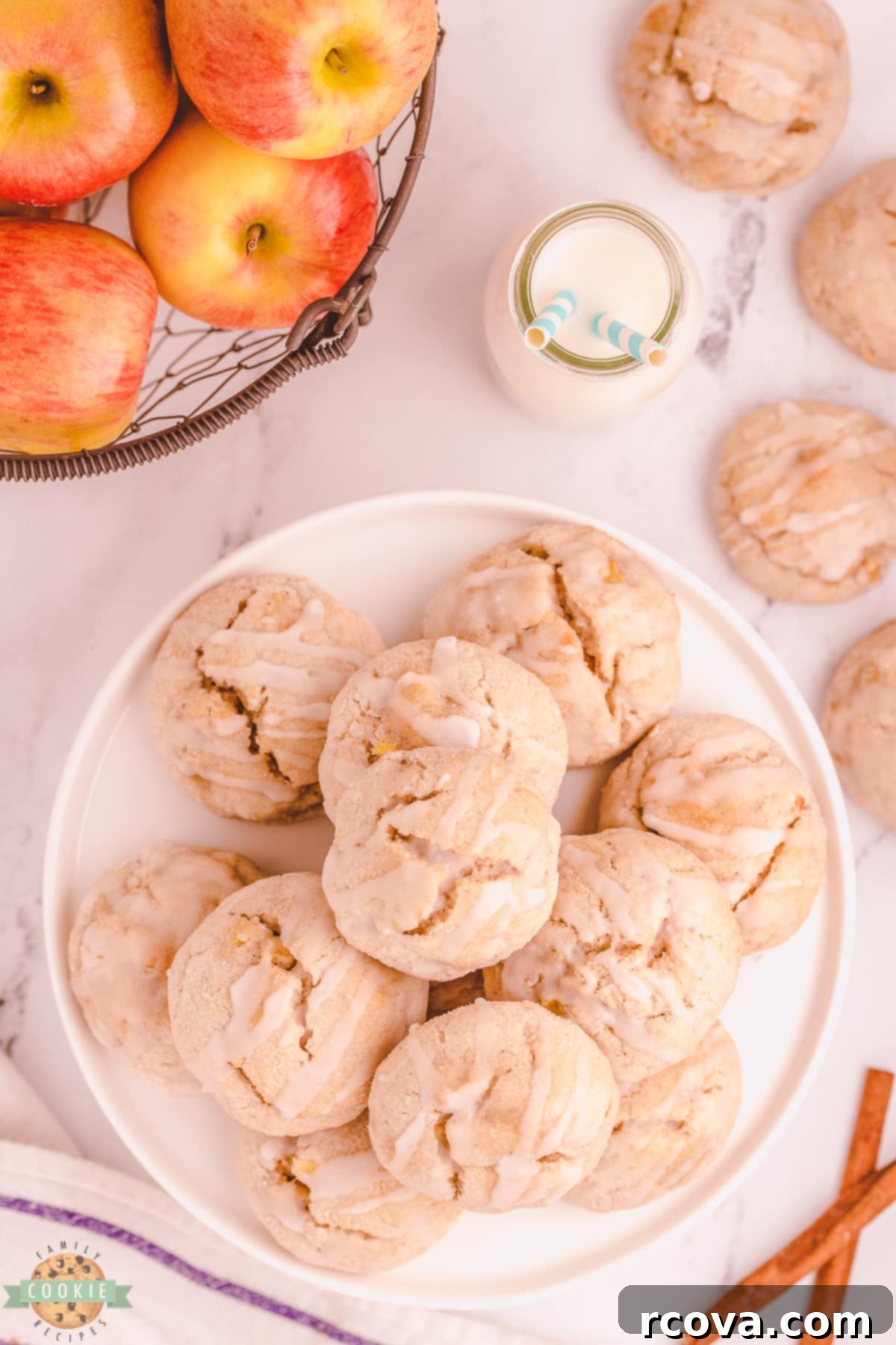 Spiced Apple Cinnamon Scookies 4 plateful of scookies