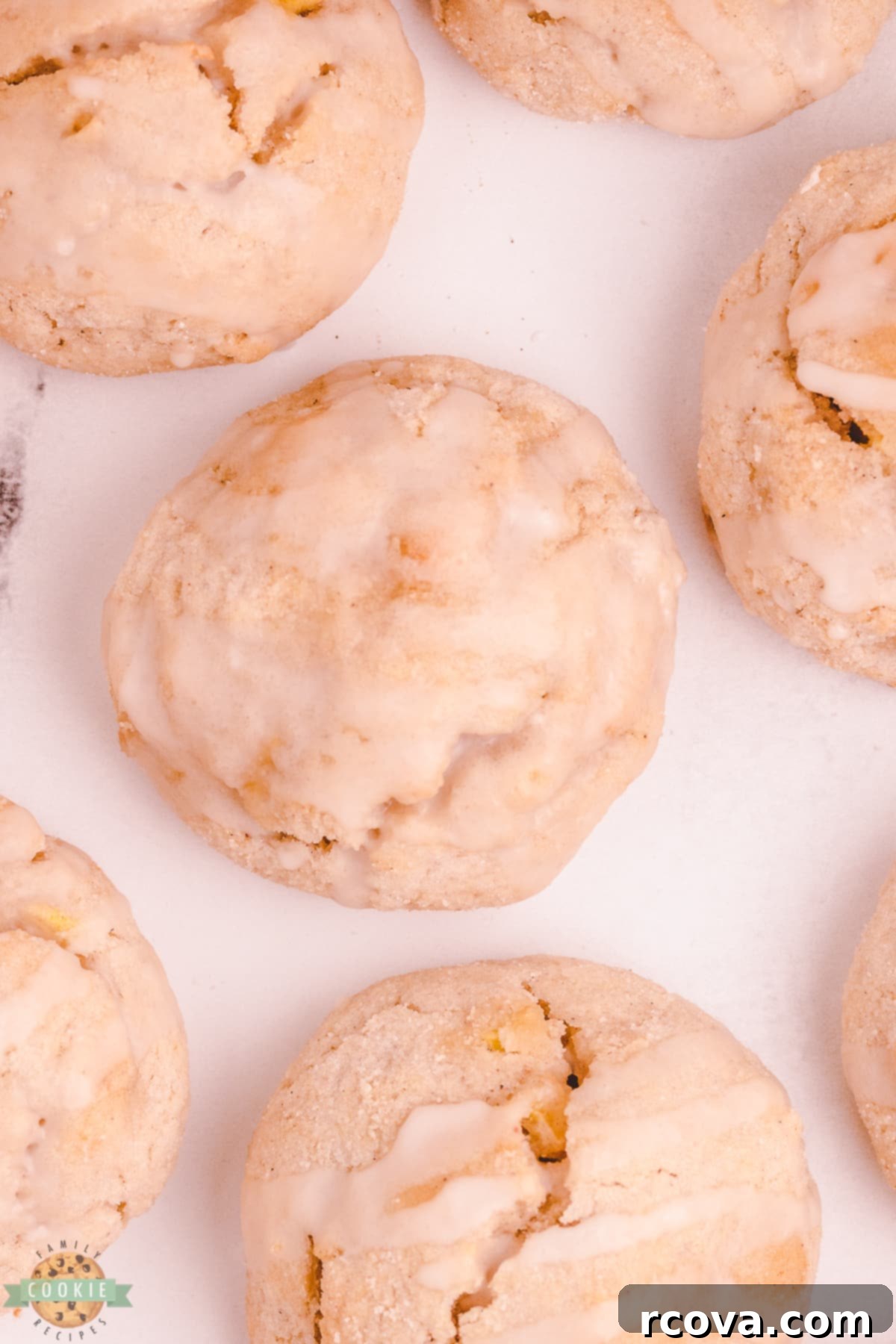 Spiced Apple Cinnamon Scookies 10 scookies with a basic sweet glaze