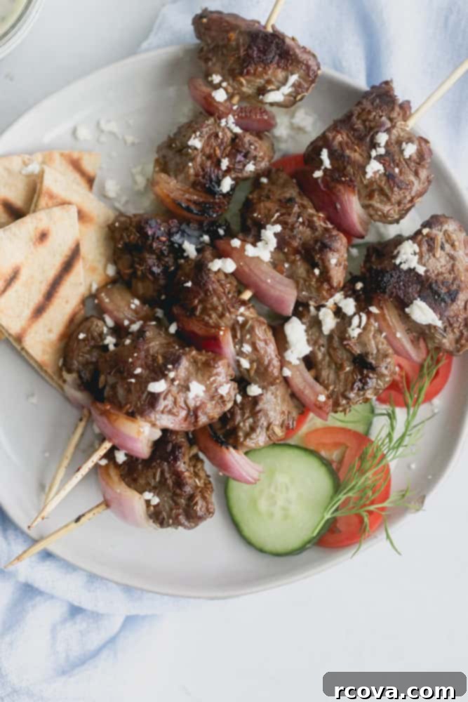 Fire Kissed Cumin Lamb Skewers 2 cumin-rubbed lamb kebabs
