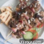 Fire Kissed Cumin Lamb Skewers 4 cumin-rubbed lamb kebabs