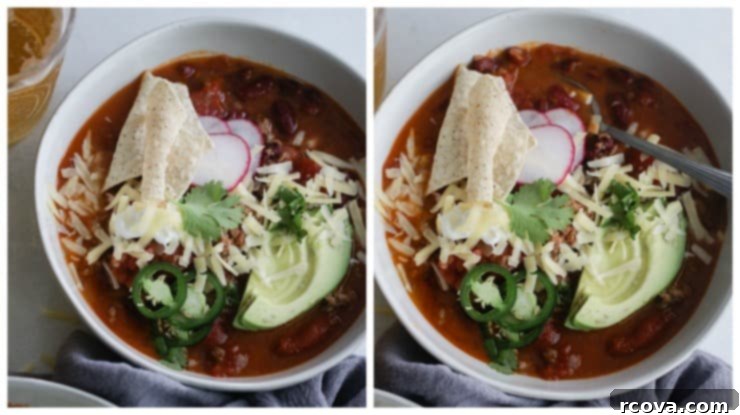 Robust Beer and Beef Chili 4 ground beef and beer chili