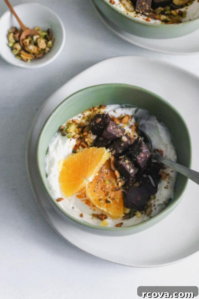 Blissful Cherry Pistachio Yogurt Bowls 2 Cherry Pistachio Yogurt Bowls - A vibrant and healthy breakfast or snack