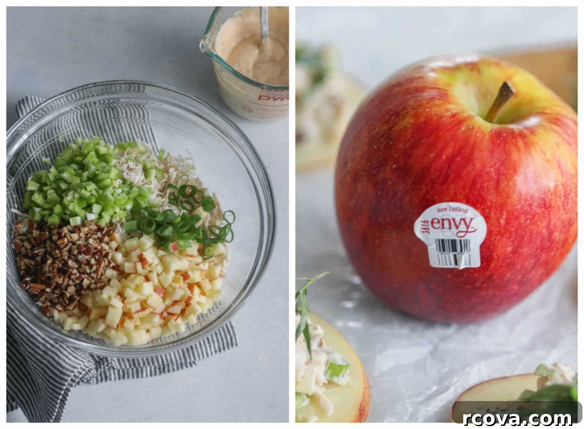Fresh Apple Tarragon Chicken Salad Bites 3 apple tarragon chicken salad bites