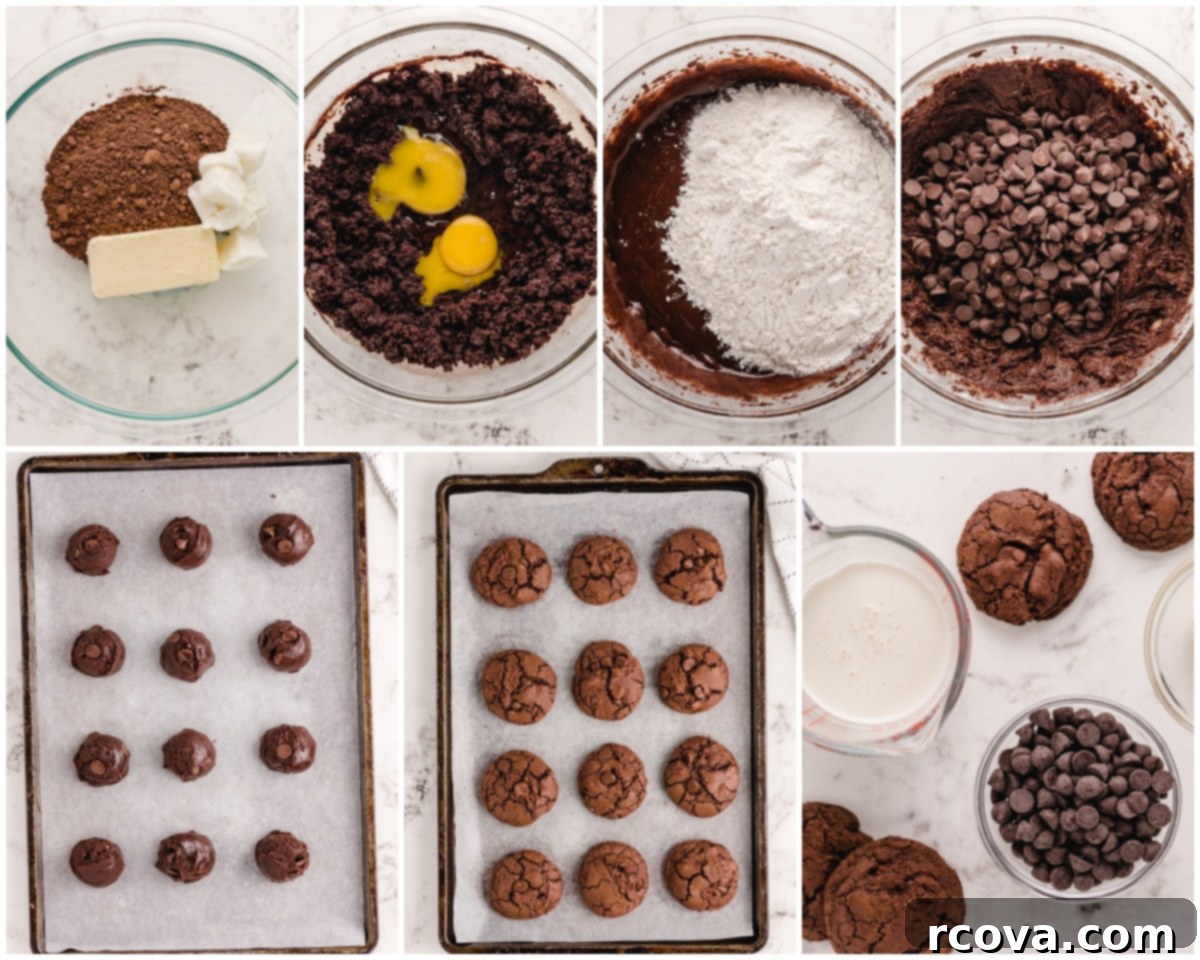 Bewitching Brownie Cookies 6 how to make chocolate brownie cookies