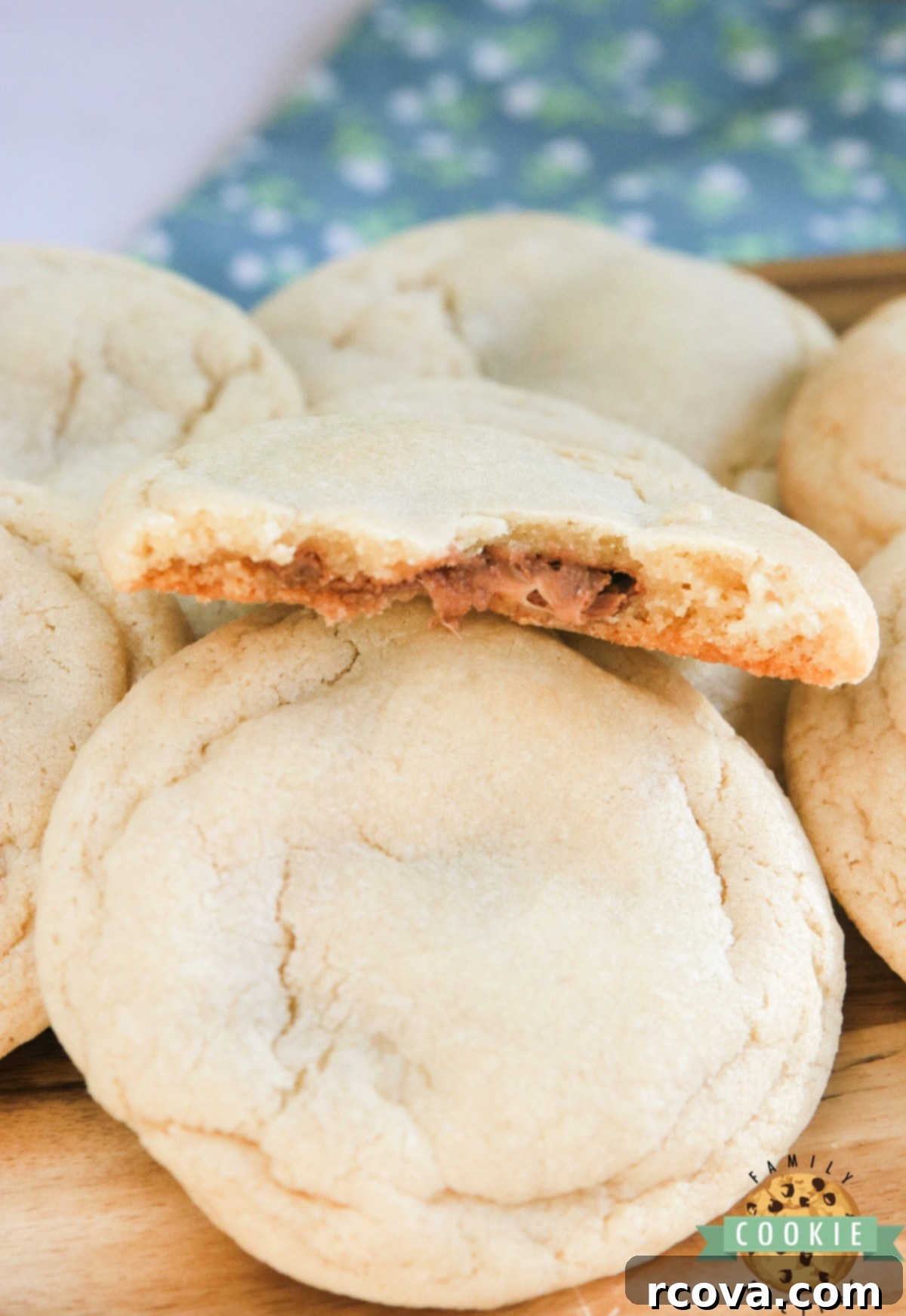 Caramel Lava Rolo Cookies 2 Stuffed Rolo Cookies are soft and chewy, with a melted Rolo candy in the center. Simple cookie recipe that is one of my all-time favorites!