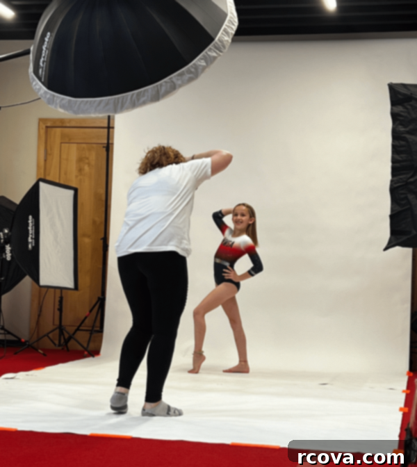 Double-Baked Cherry Delights 14 Young gymnast posing for a photo