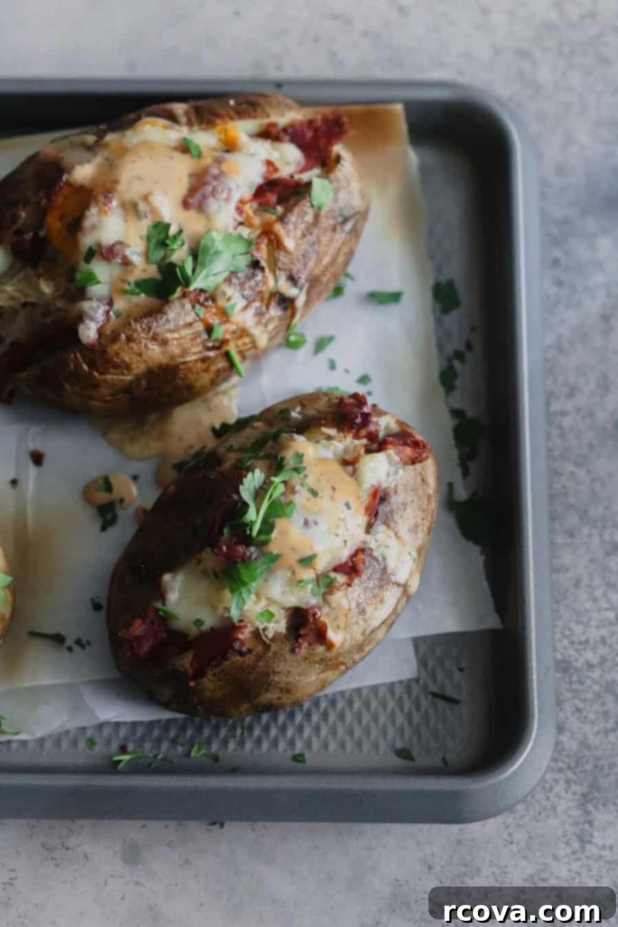 Reuben Stuffed Baked Potato Perfection 2 Reuben Stuffed Baked Potatoes
